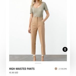 Zara High Waisted Pants